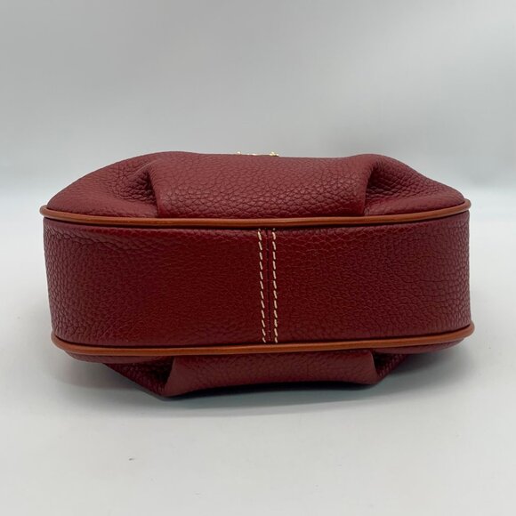Dooney & Bourke Red Pebble Grain Margo Convertible Crossbody - Picture 5 of 12